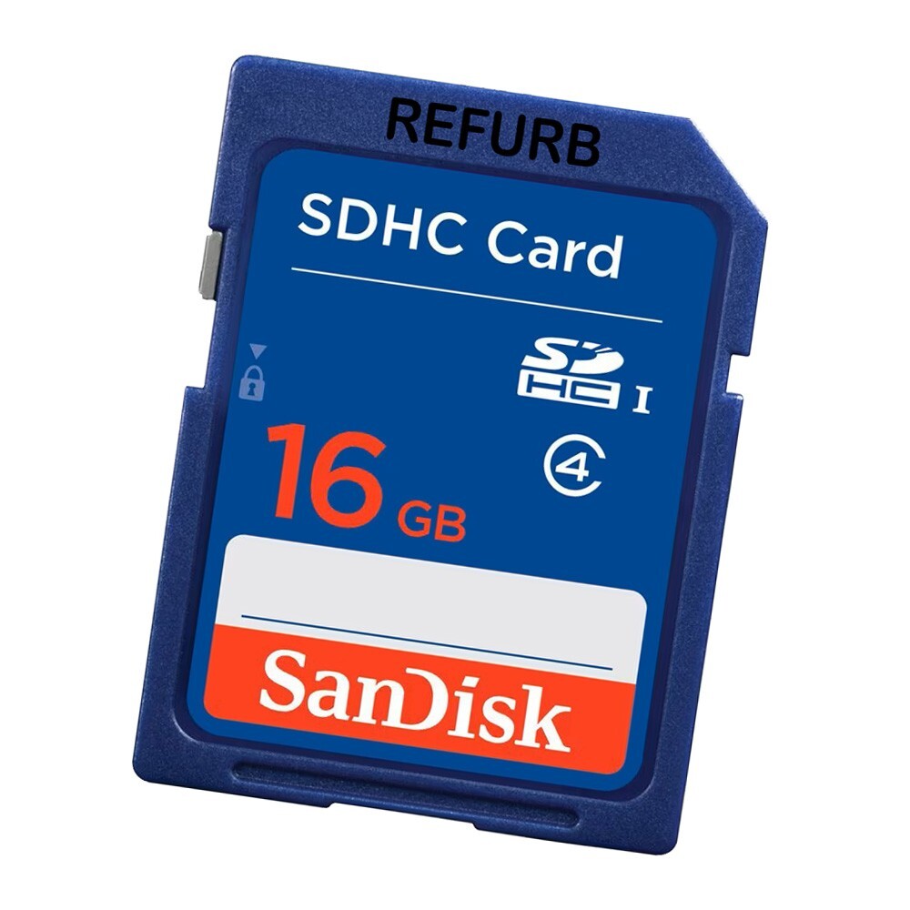 LOT 100 Genuine SanDisk 16GB Class 4 SD SDHC Flash Memory Card SDSDB-016G