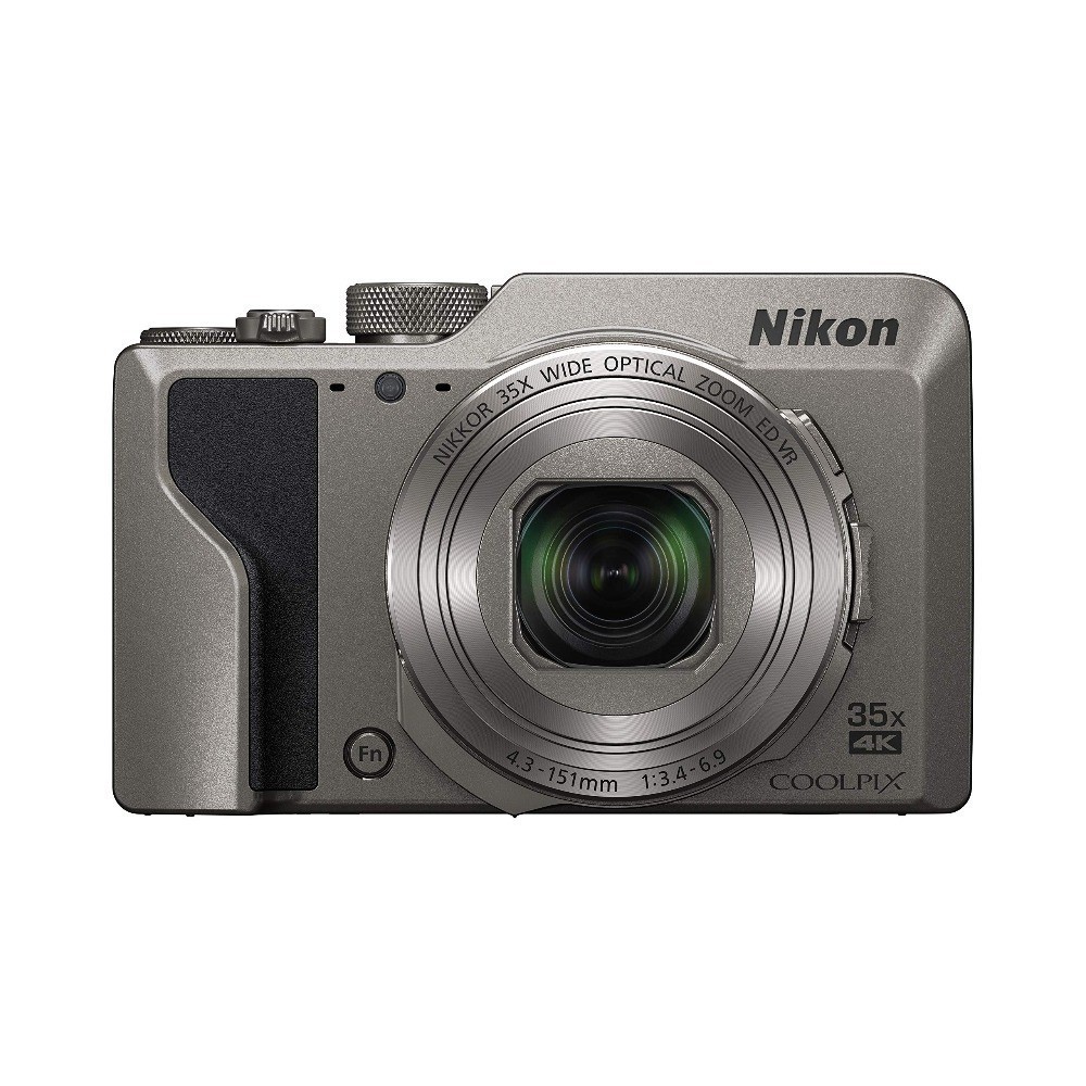 Nikon COOLPIX A1000 Digital Camera 16MP 35x Optical Zoom Silver Bluetooth&Wi-Fi