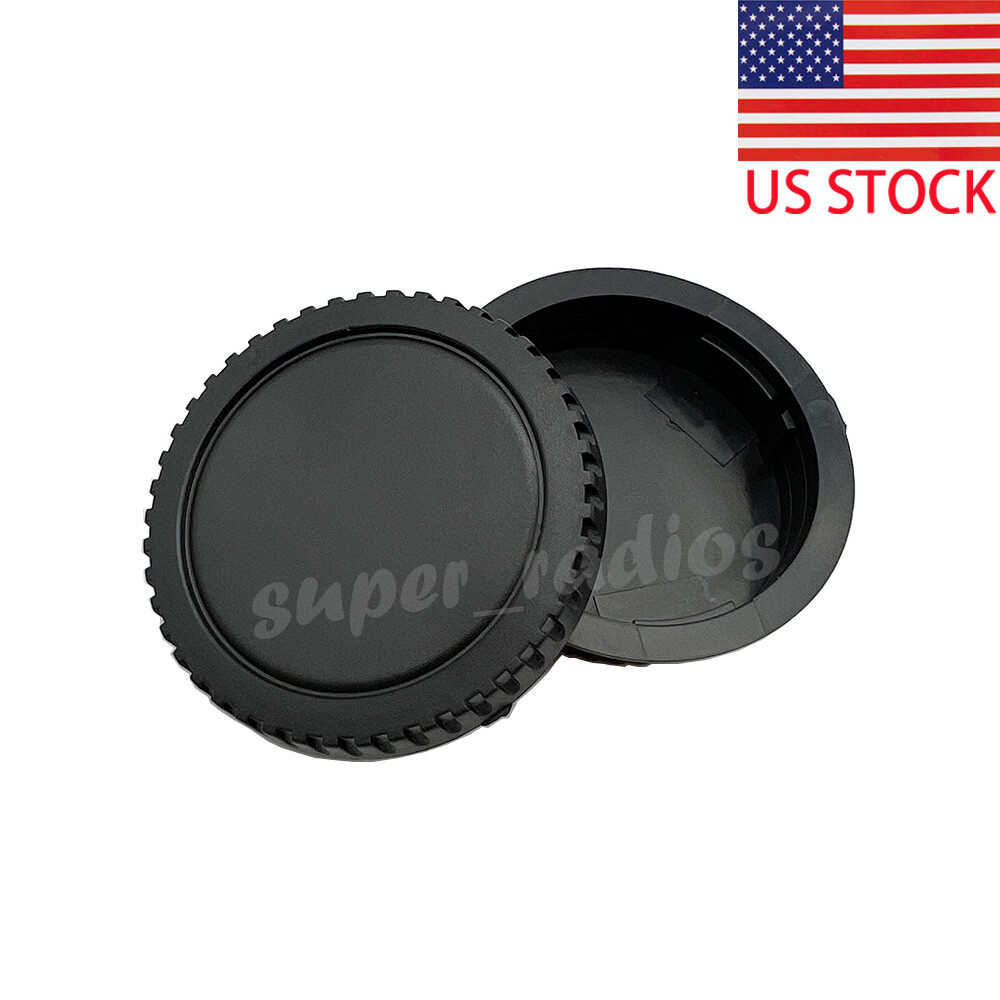 4 x Pairs Rear Lens Cover + Camera Body Front Cap for Canon EOS EF DSLR SLR Lens