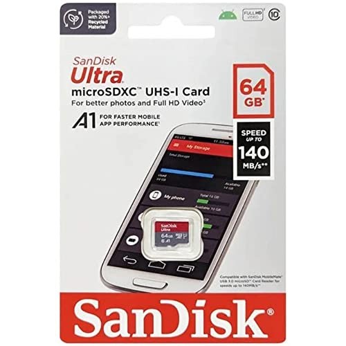 Ultra microSD 64 GB 140MB/s 64GB