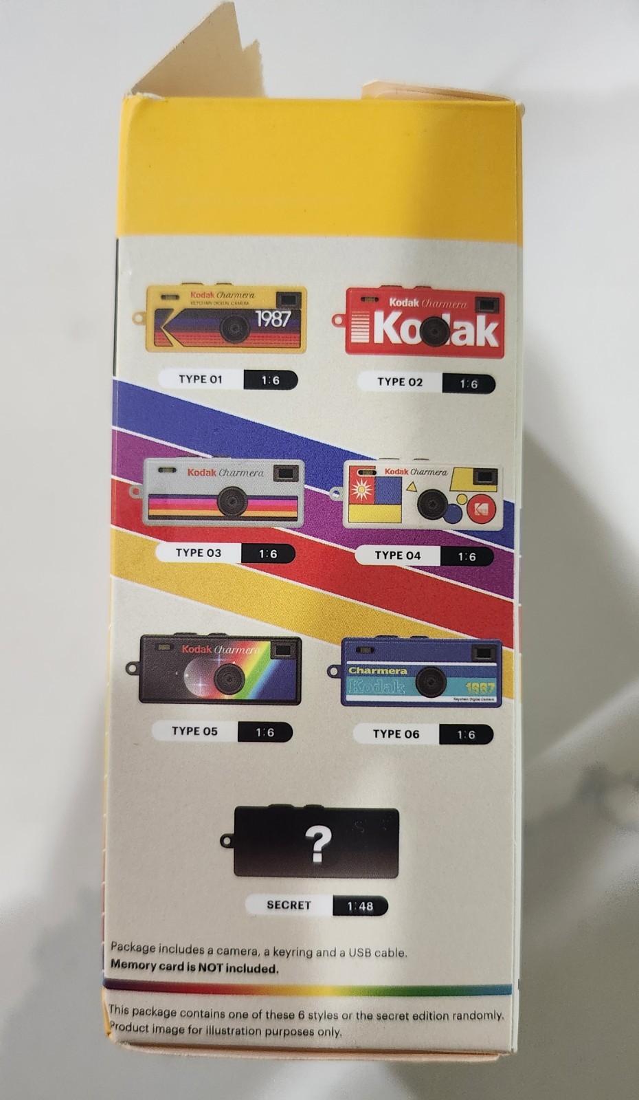 Kodak Charmera Key Chain Digital Camera (Contains one of 6 styles) Blind box
