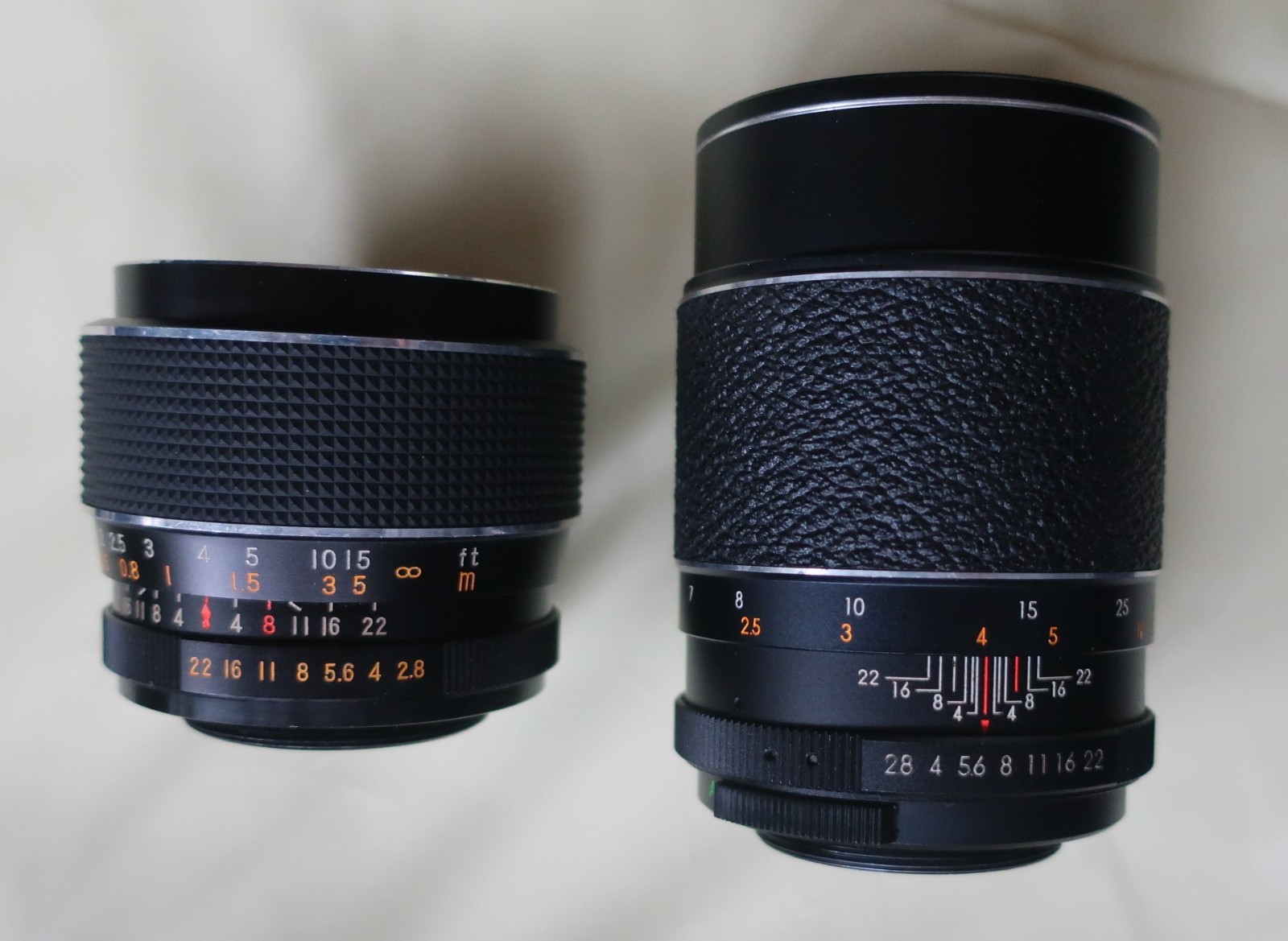Praktica LTL Camera +Pentacon 50/1.8 +Haminex 135/2.8+Montgomery Ward 28/2.8