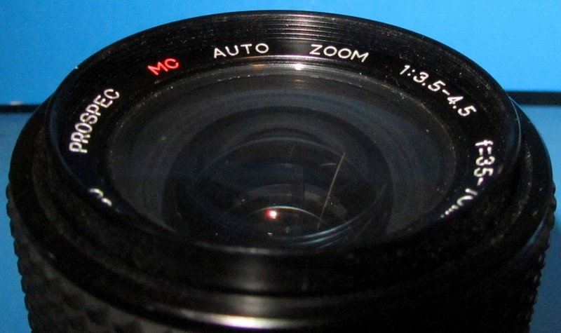 Lot of 2 PROSPEC 55mm MC AUTO ZOOM Camera Lenses See Photos Seller Guarantee