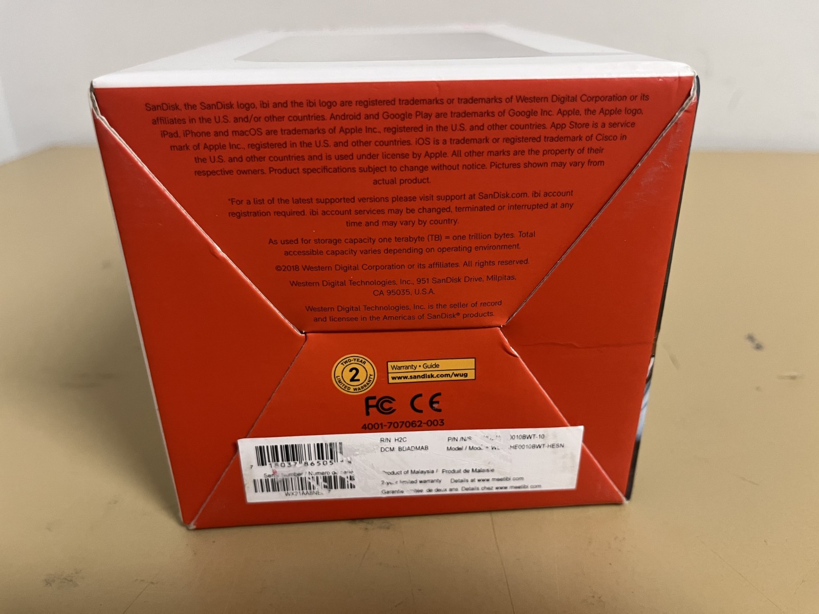 SanDisk ibi 1TB (WDBNHE0010BWT-HESN) Smart Photo Manager, New & Sealed
