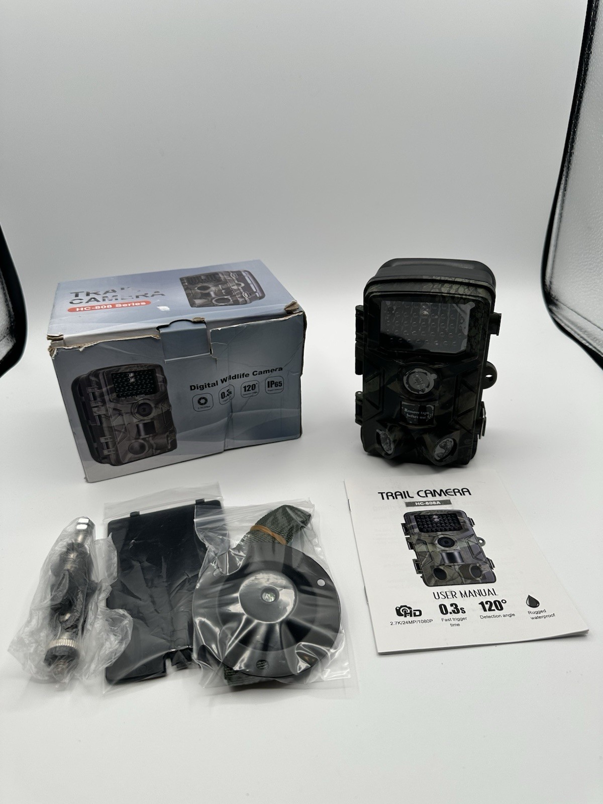 Trail Camera 24MP 1080P Wildleaf Hunting Câmera HC808A With Night Vision Photo