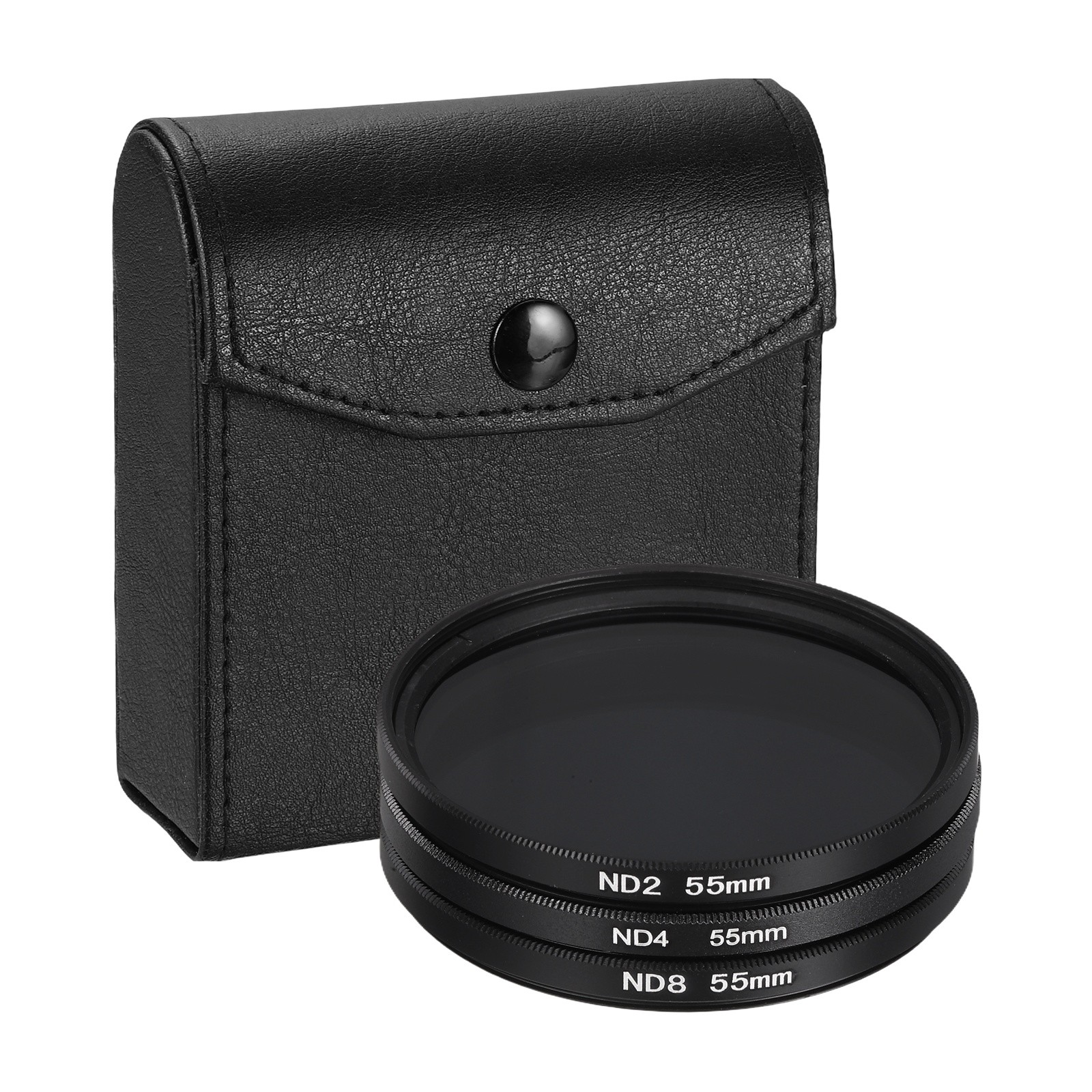 52mm ND2/ND4/ND8 Digital Essentials Filter Kit Circular Camera Filters, Black
