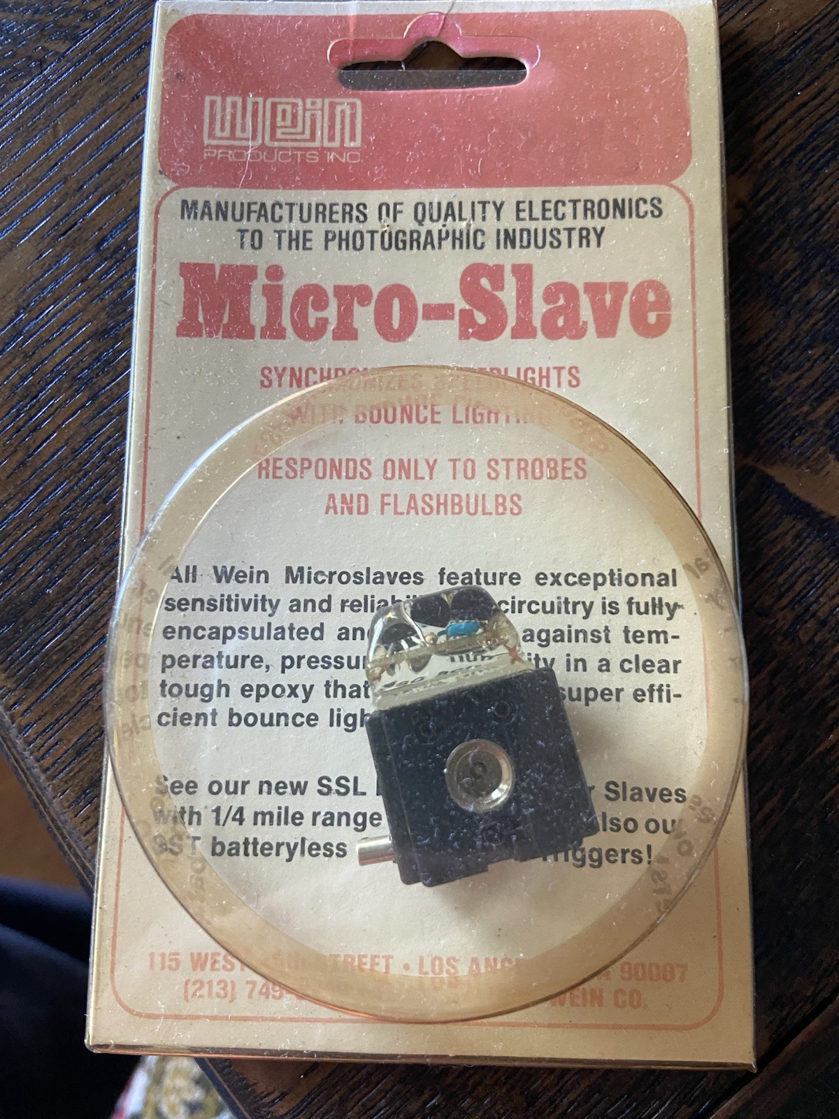Wein Products Flash Micro Slave VINTAGE In its original package FREE SHIPPING