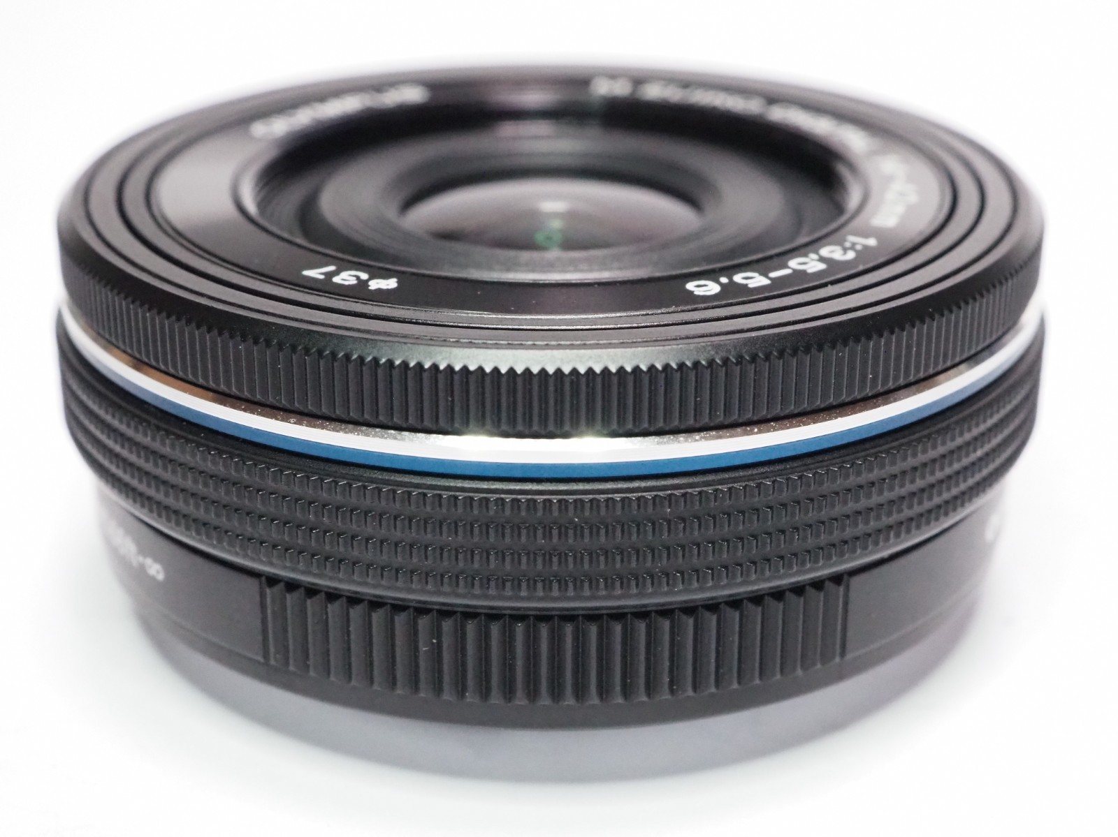 [Near MINT w/Caps] Olympus M.Zuiko 14-42mm f/3.5-5.6 EZ Pancake Lens Black
