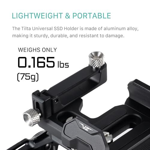 Universal SSD Drive Holder V2 – Black | Compatible with Most Camera Cages via…