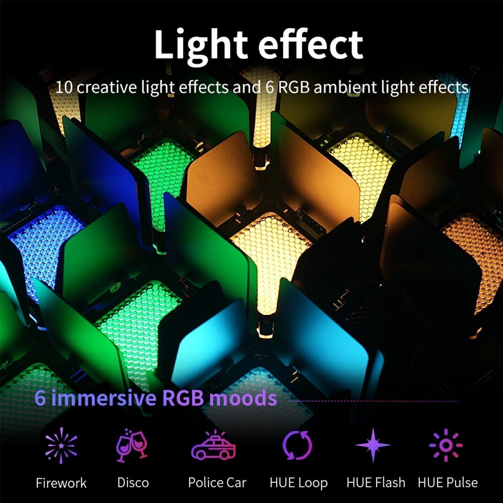 ZHIYUN FIVERAY M20C Combo 20W RGB Video Light On-Camera Fill Light 2500K-10000K