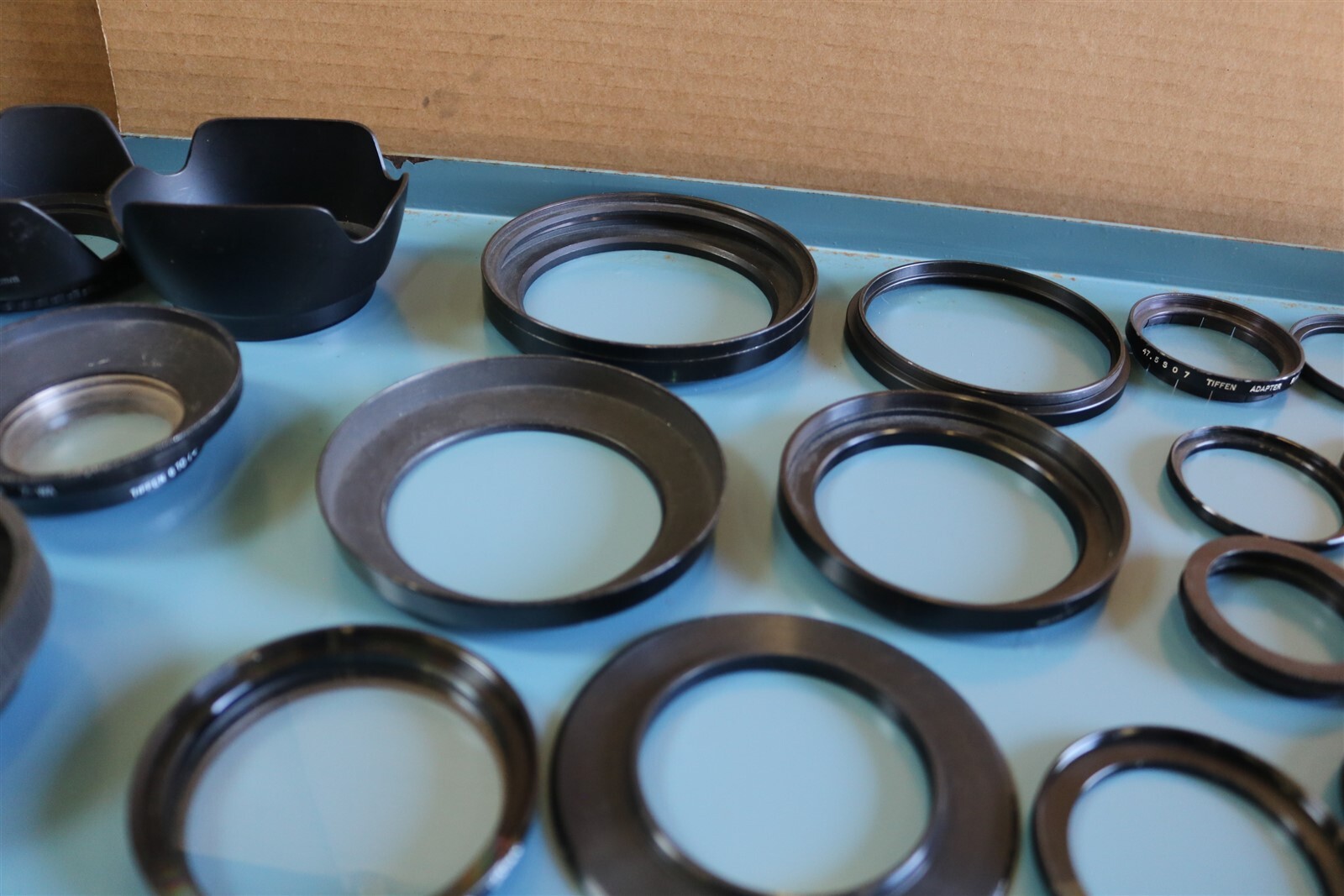 Tiffen & Others Assorted Adapter Rings, Hoods & More 33mm to 72mm – – – E1806