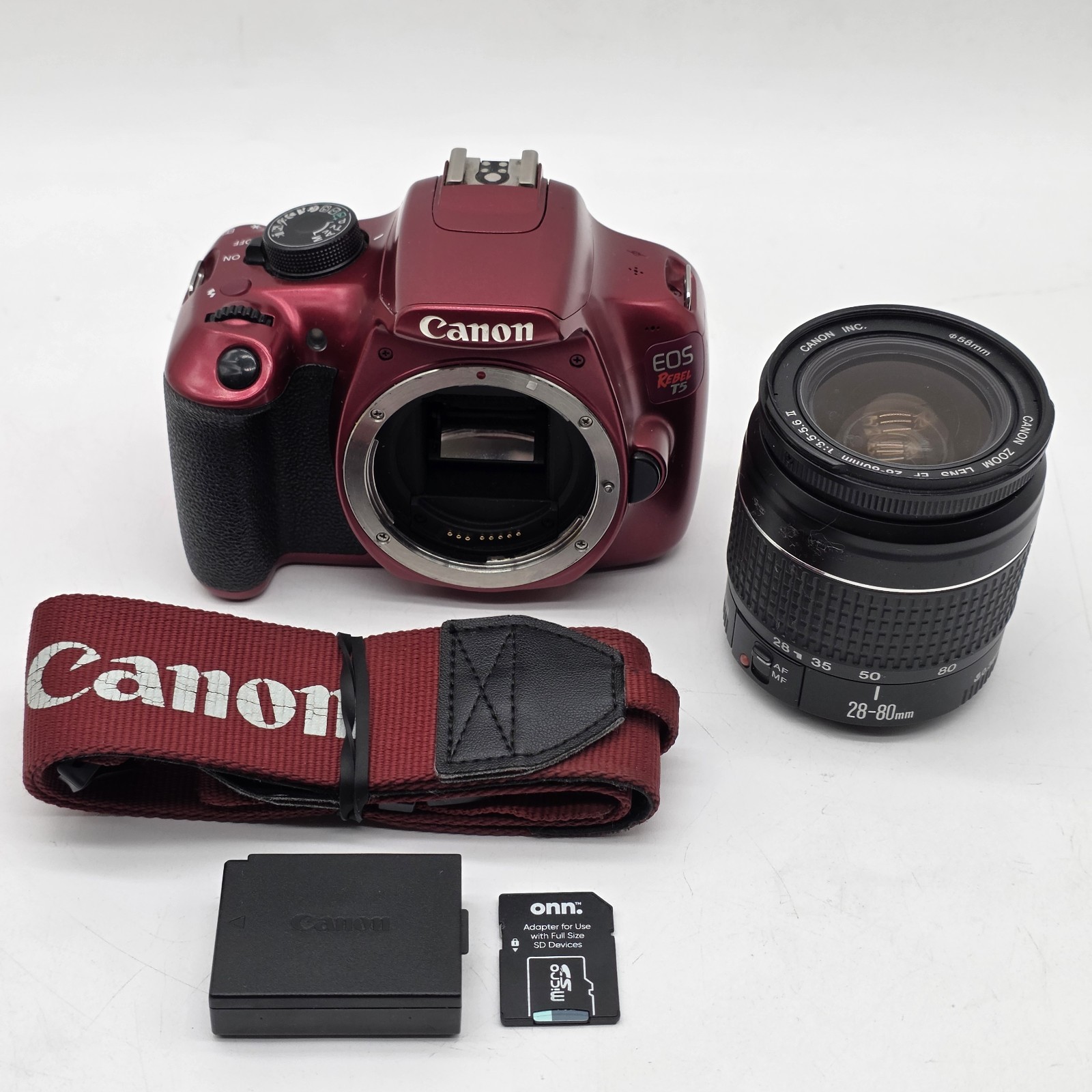 Canon EOS Rebel T5 18.0MP Digital SLR DSLR Camera w/ 18-55mm Lens