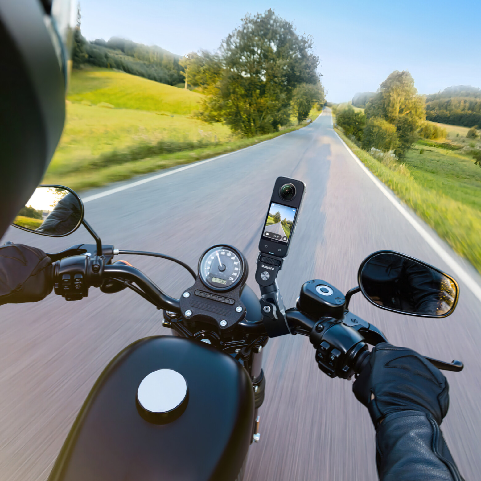 Insta360 Motorcycle Bundle Mount for Insta360 X4 AcePro Go3 X3 One RS Universal