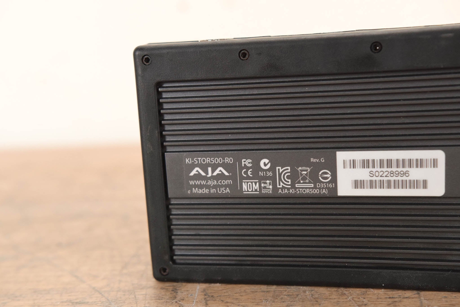 AJA KI-STOR500-R0 500GB KiStor Hard Disk Drive for Ki Pro CG007F4