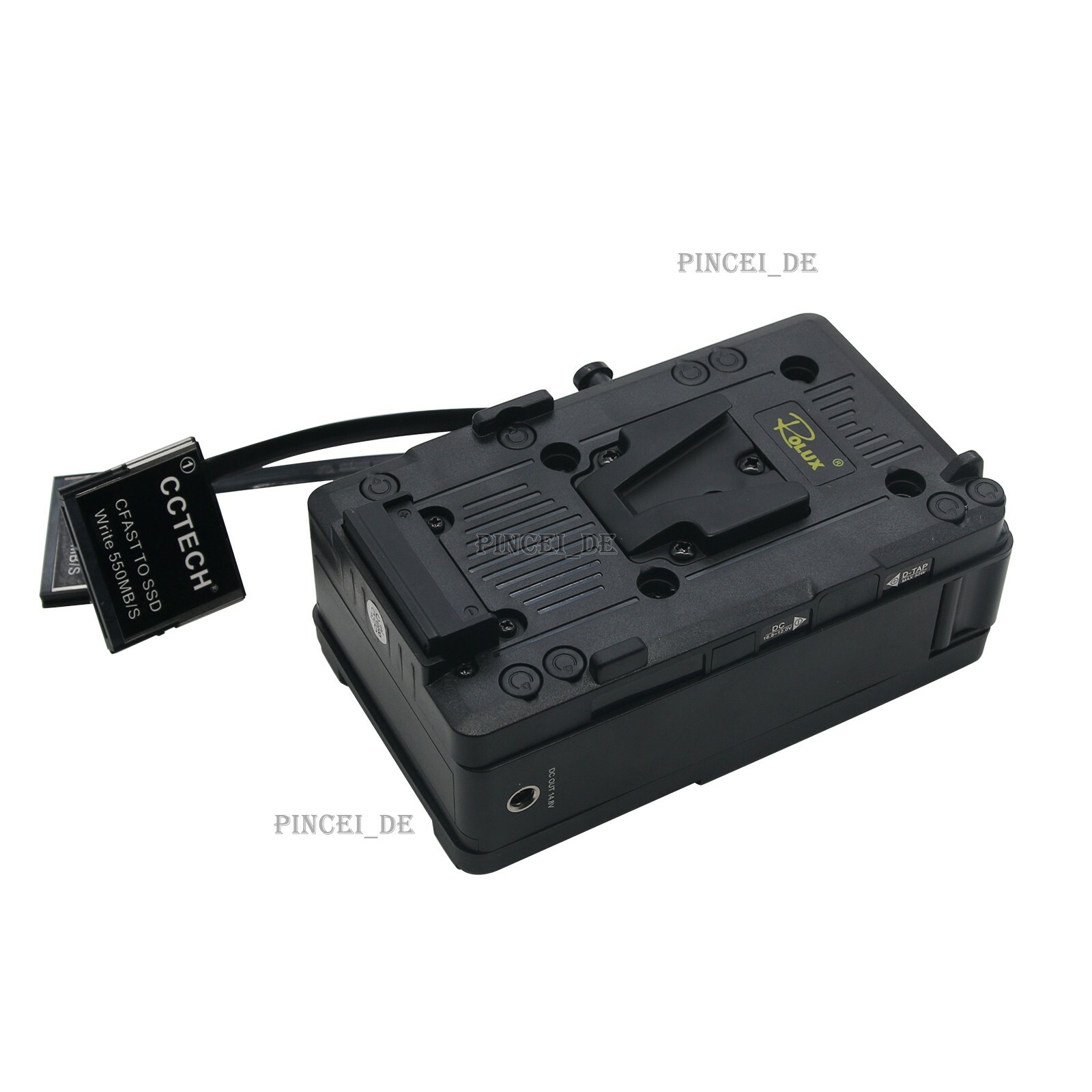 CCTECH CFSSD CFast 2.0 to SSD Blackmagic URSA Mini Broadcast V-Mount Plate
