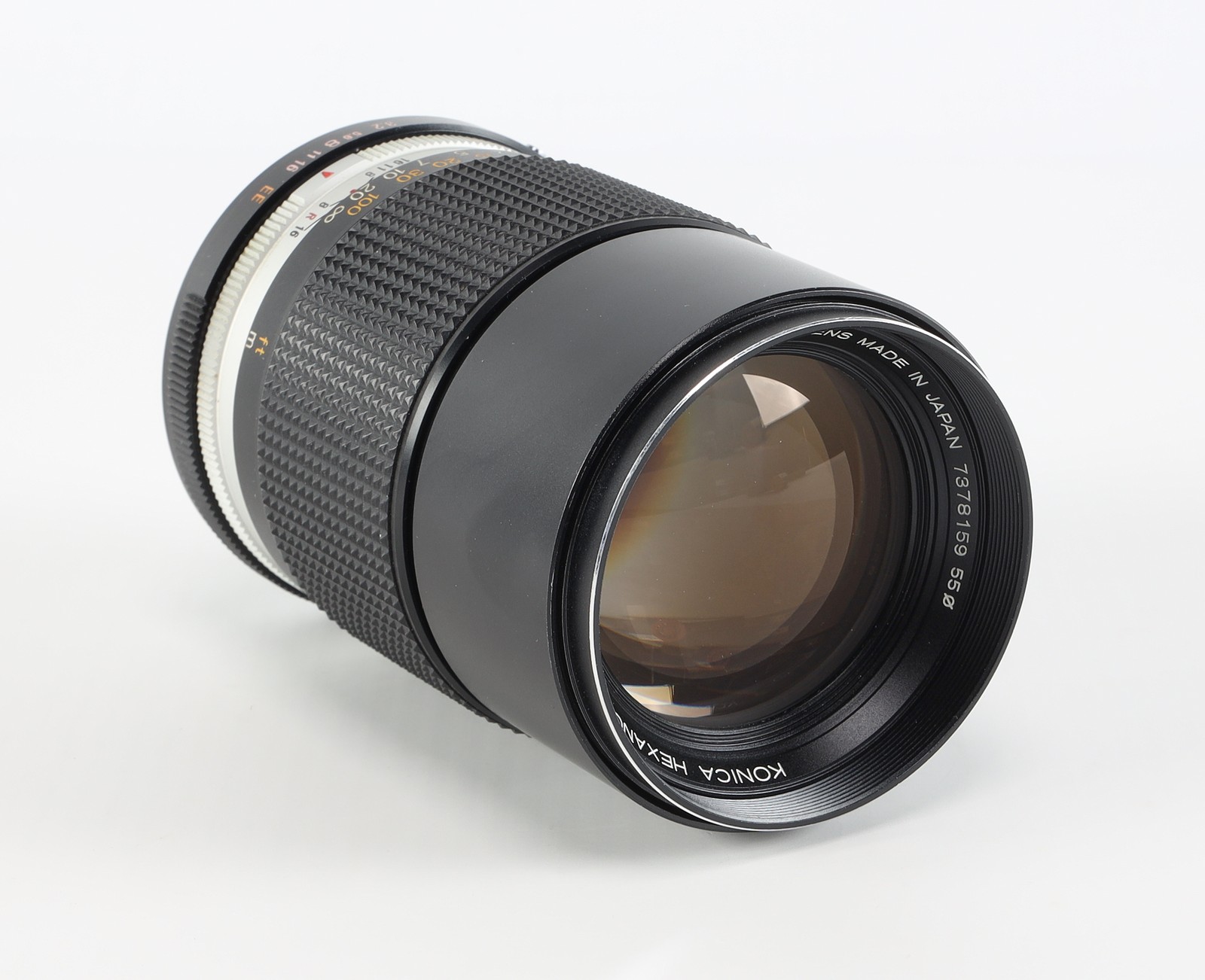 Konica 135mm F/3.2 – Hexanon EE AR Mount Camera Lens {55mm}