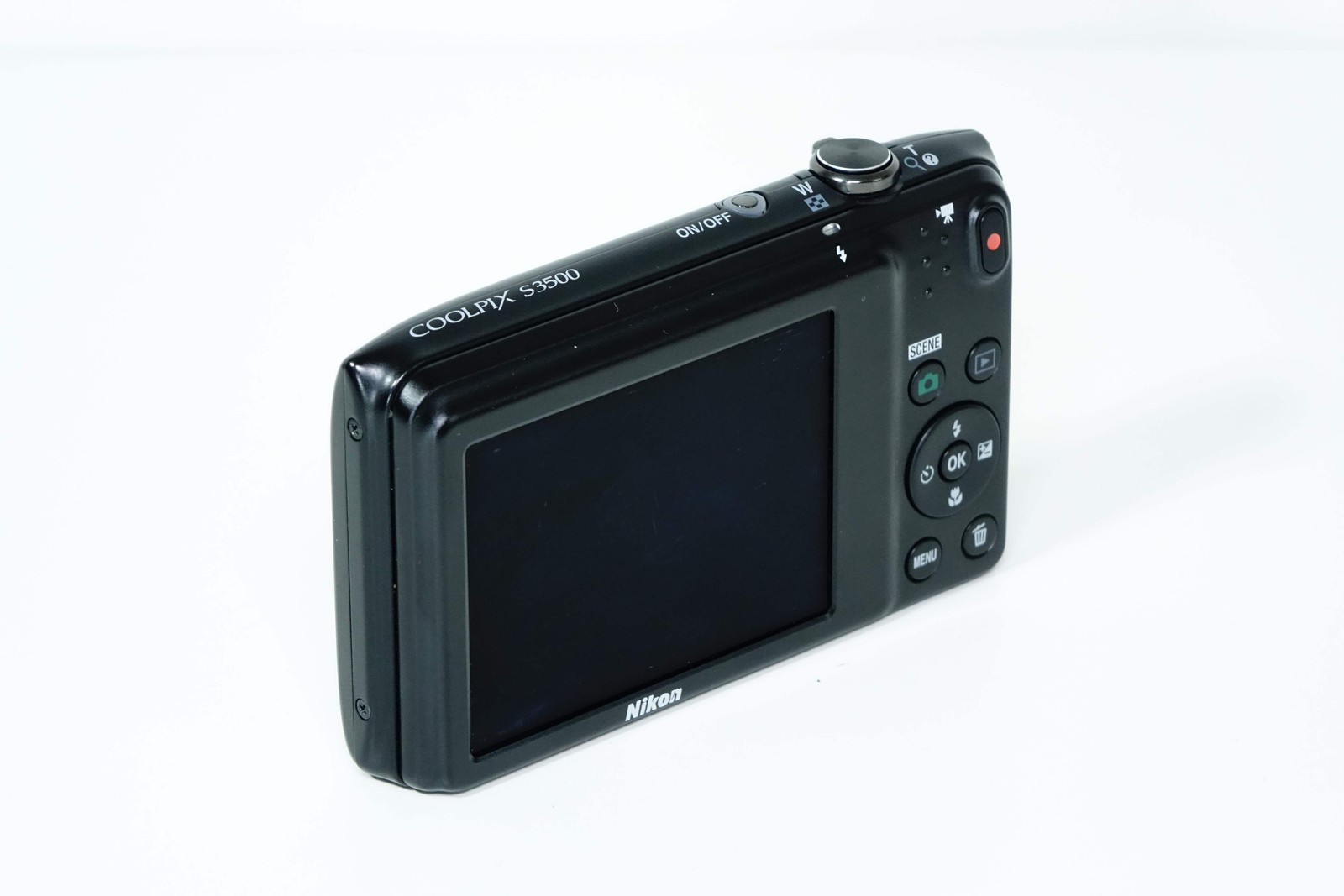 Nikon Coolpix S3500 Black Compact 20.1MP + Case, 1GB SD – 12 MONTH WARRANTY