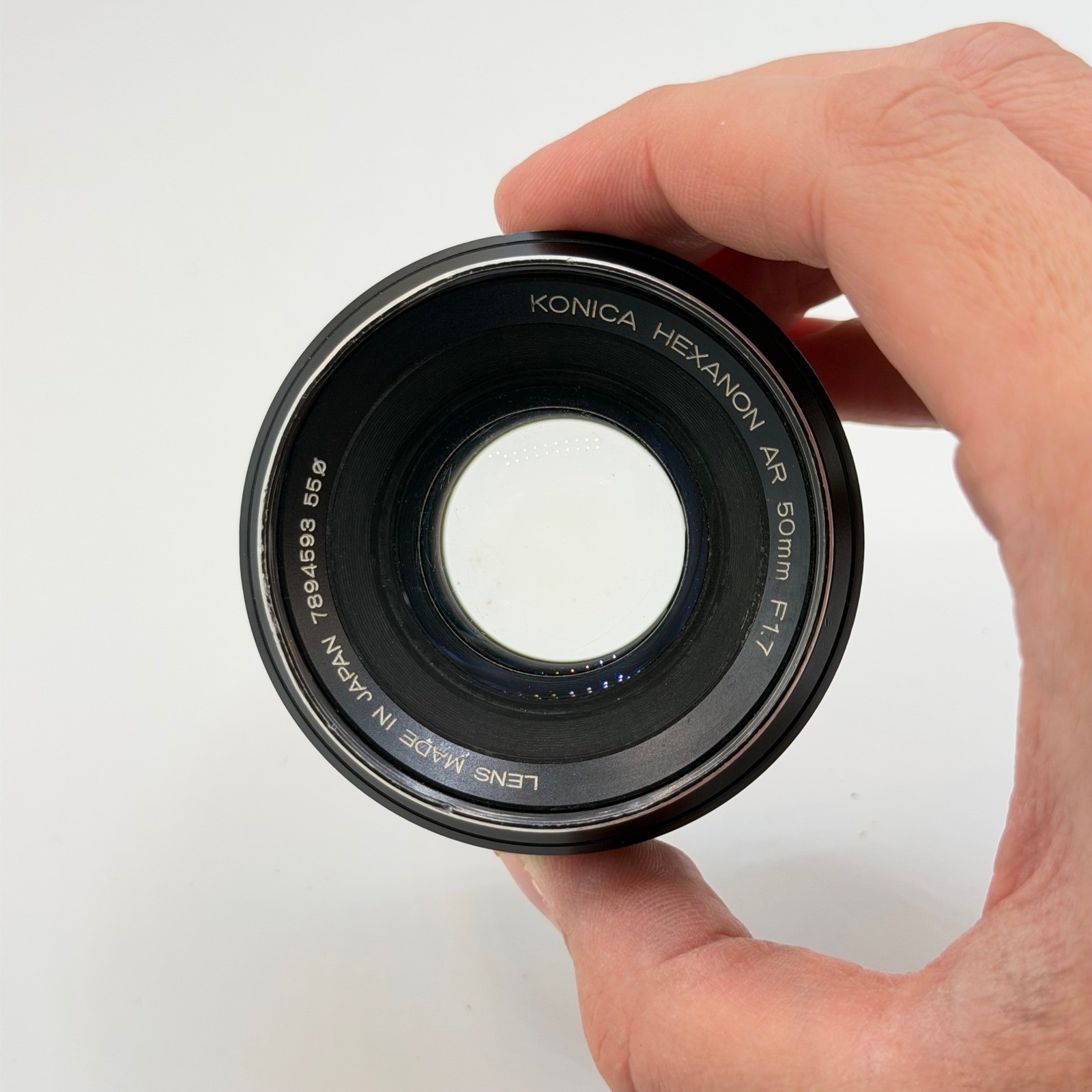 Konica Hexanon AR 50mm f1.7 Vintage Prime Lens for AR Mount – As Is Fungus