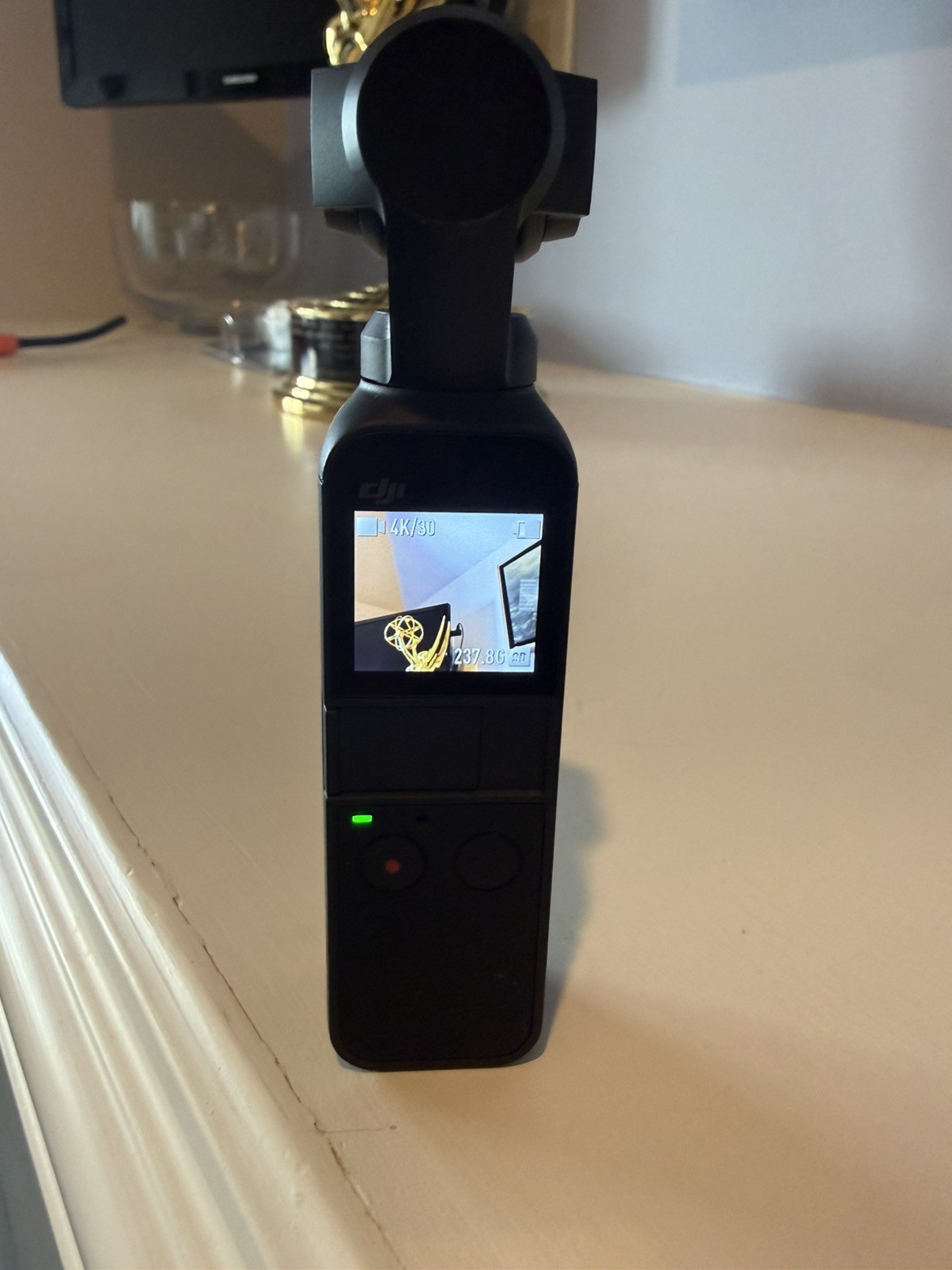 DJI Osmo Pocket 1 Gimbal Camera 4k w/case, tripod, cradle and adapter mount