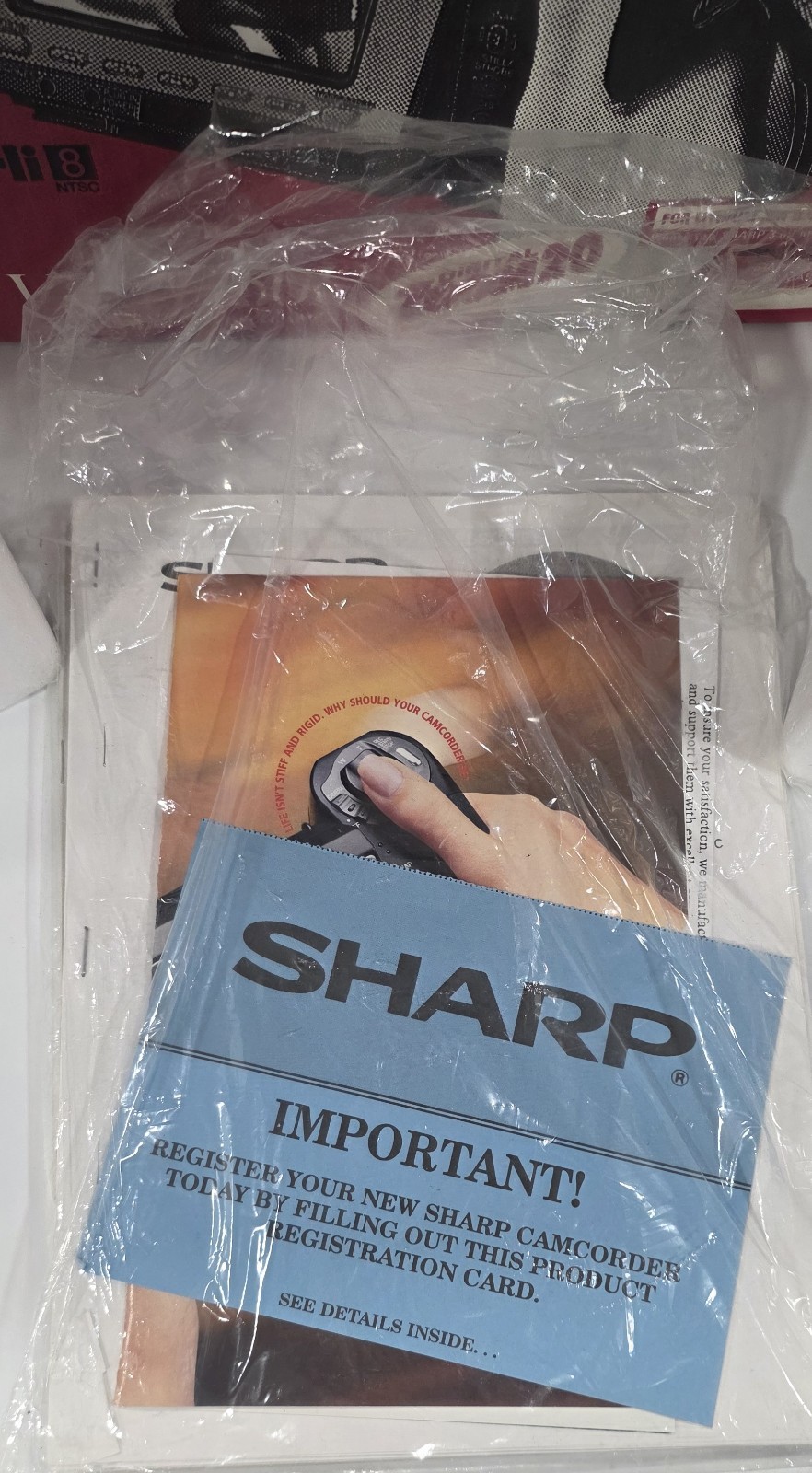 Vintage Sharp VL-H450U Viewcam – W/Accessories Original Box Read Description
