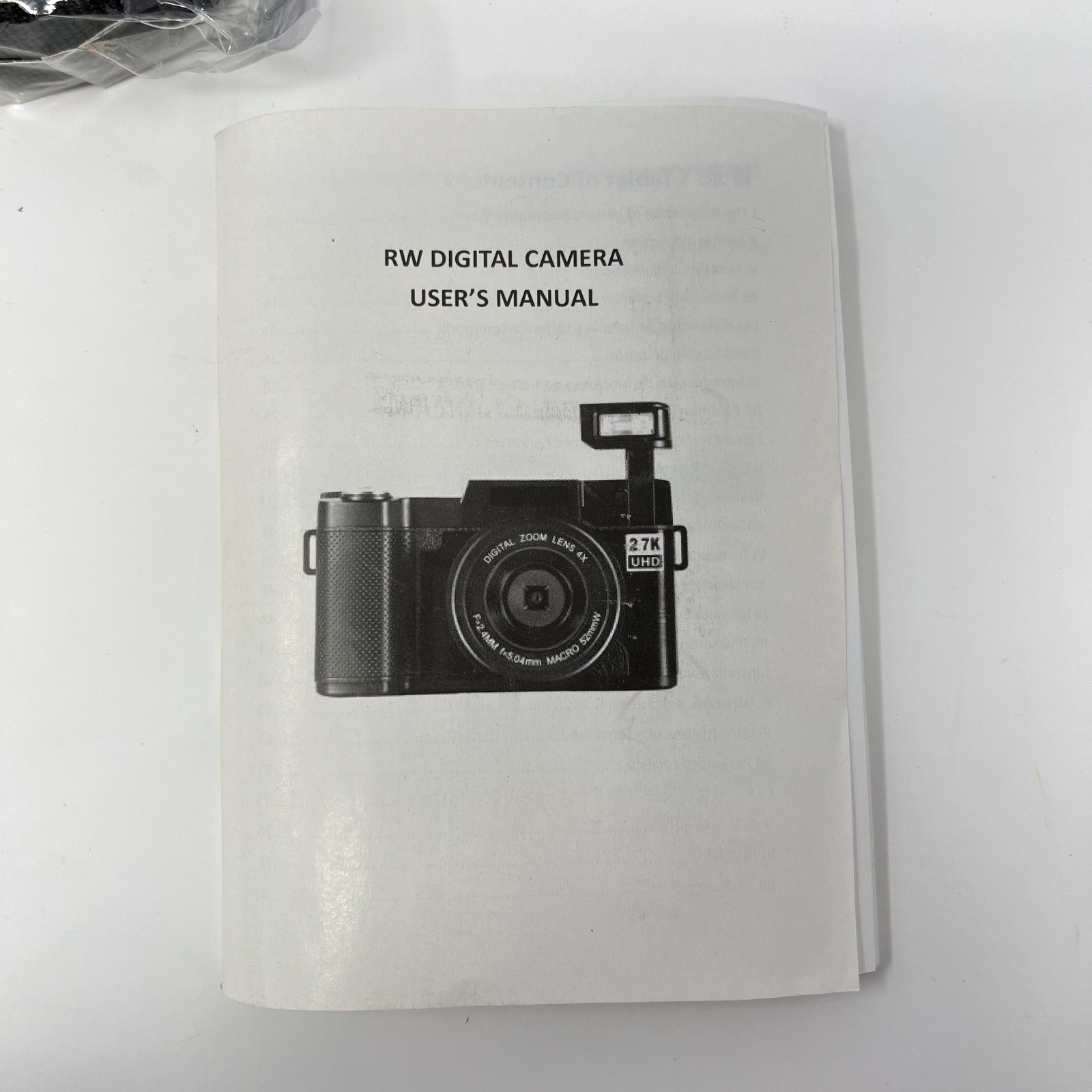 2.7K Digital Camera 24 MP Vlogging Cam Recorder Flash Handheld Photo Video Trave