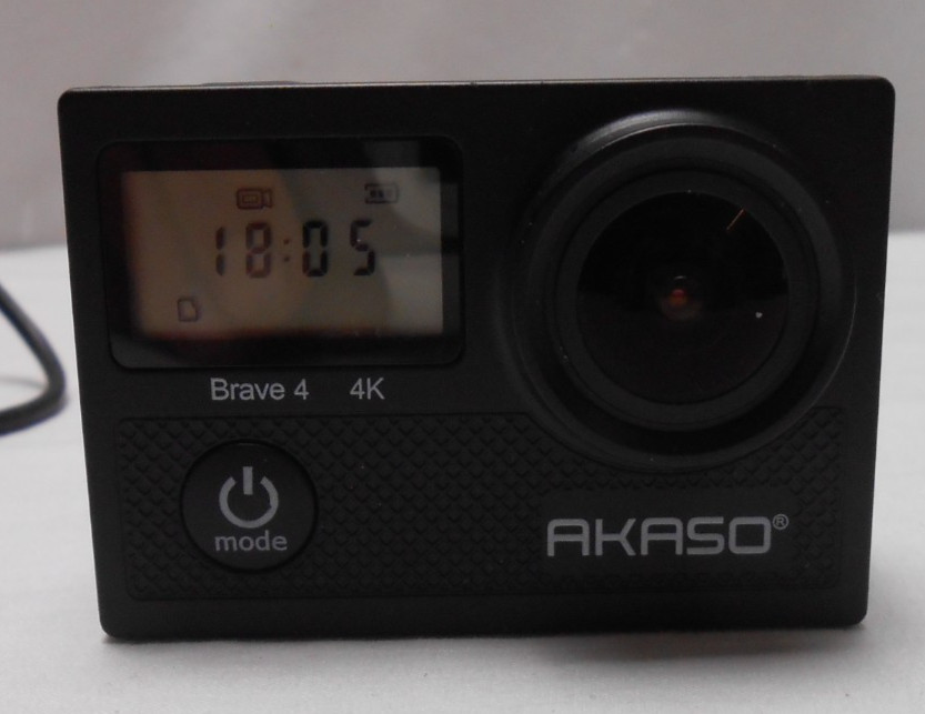 AKASO Brave 4 Action Camera 4K Ultra HD, 60FPS, Black, Waterproof 64GB Micro SD