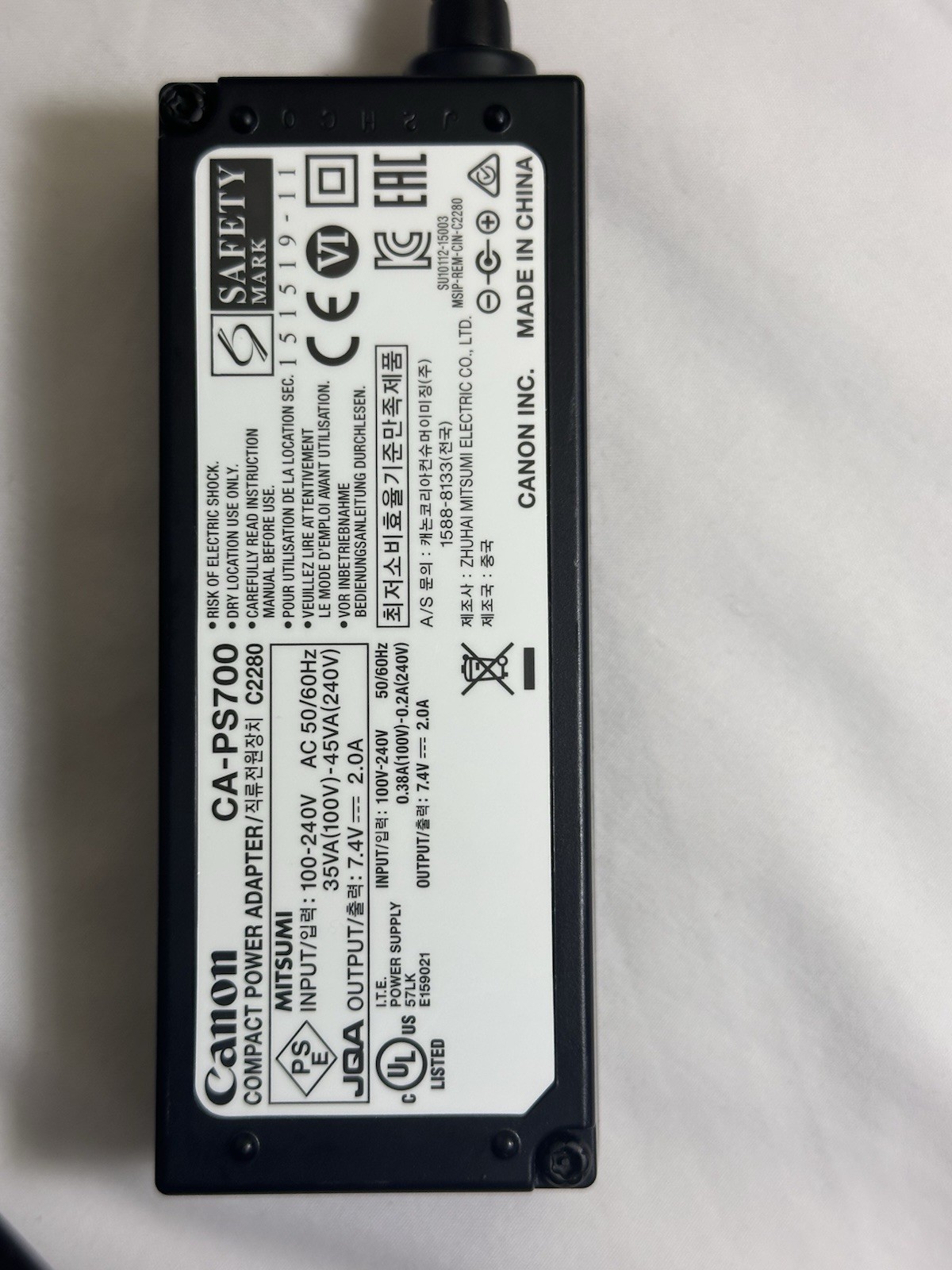Canon Connect Station CS100 Media Storage Hub NFC Wi-Fi SD CF w/ Power Adapter
