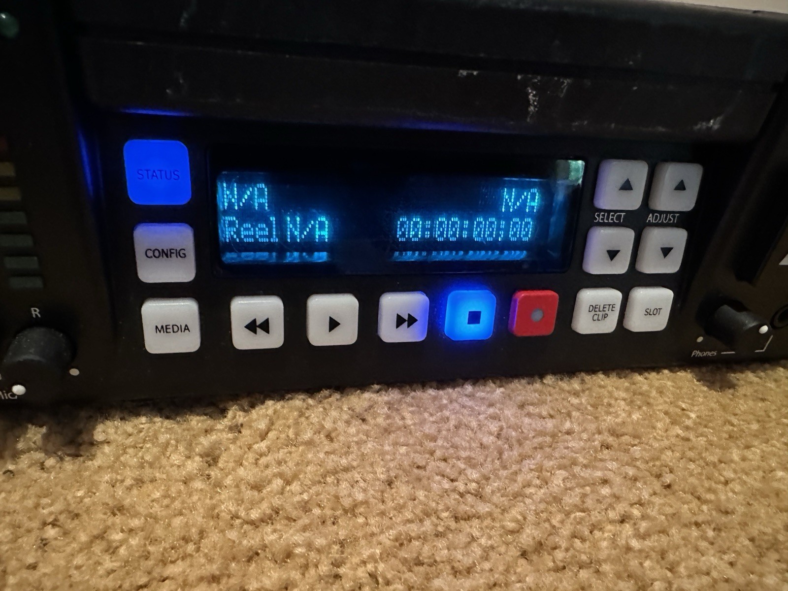 AJA Ki Pro Portable Recorder w/ KI-STOR250-RO 250GB Drive, Power Supply