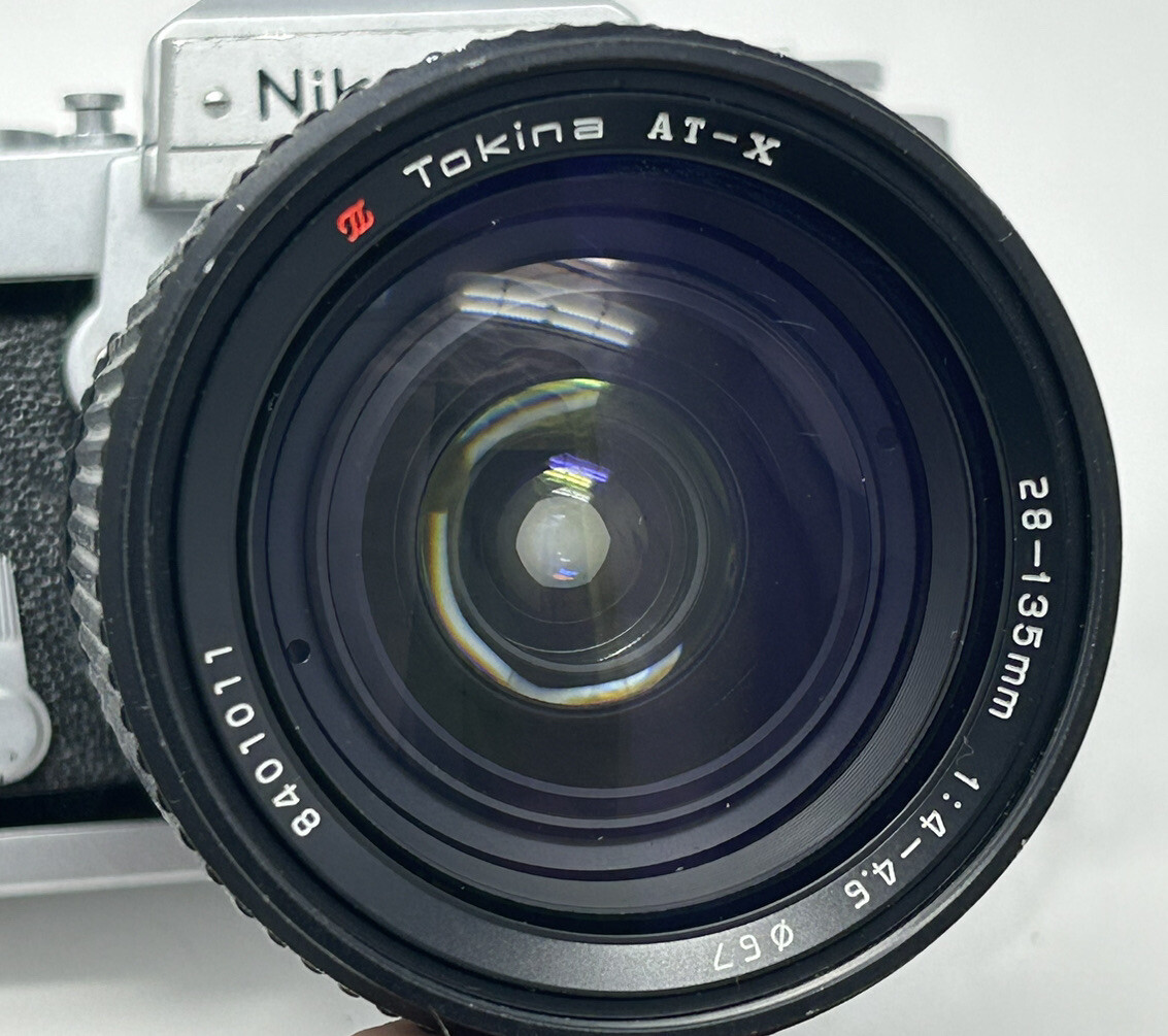 Nikkormat FTN w/ Tokina 28-135 lens, Fresh Overhaul /CLA, **ONE YEAR WARRANTY**
