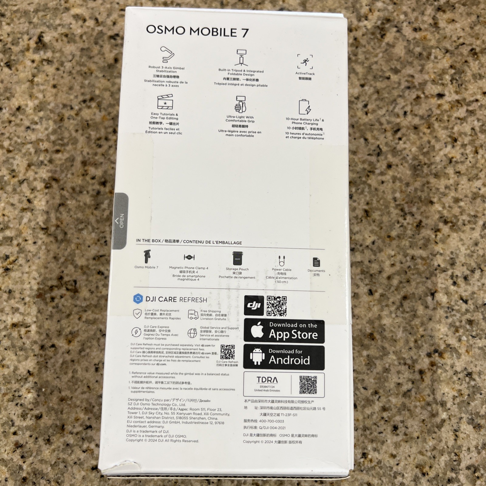 DJI Osmo Mobile 7 Smartphone Stabilizer 3-Axis Gimbal – Brand New Sealed