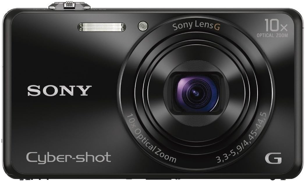 Sony Cyber-Shot DSC-WX220 Digital Camera 18.2 MP 10x Optical Zoom w/ Accessories