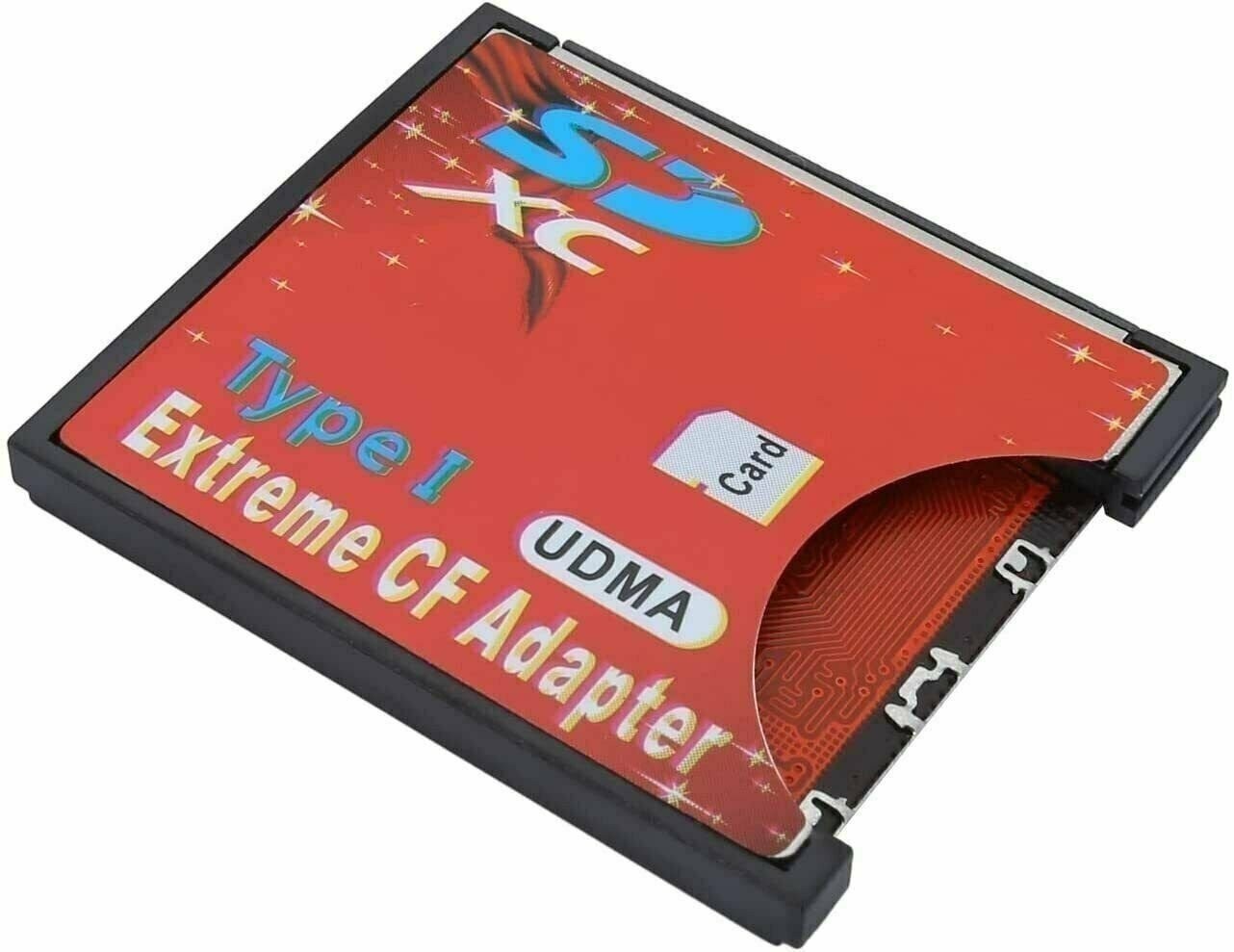 SD SDHC to Compact Flash CF 1 Type I Card Adapter Converter GB 32 64GB 128
