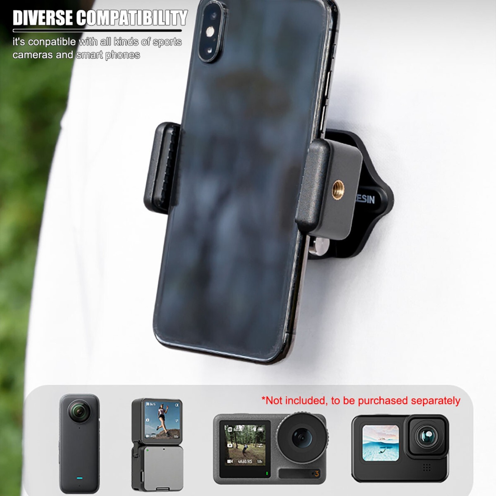 Magnetic Mount Camera Quick Release Neck Holder For GoPro Hero 11 10 Max