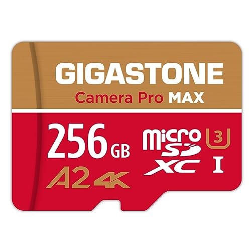 【5-Years Data Recovery】 256GB Micro SD Card, 4K 256GB Camera Pro MAX 1-Pack