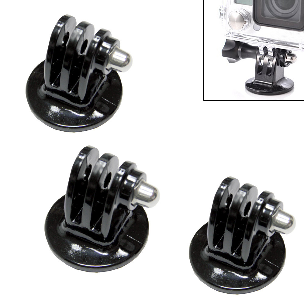 Refuelergy 3-Pack Monopod Tripod Mount Adapter for GoPro HD Hero2 3 3+ 4 5 Mount