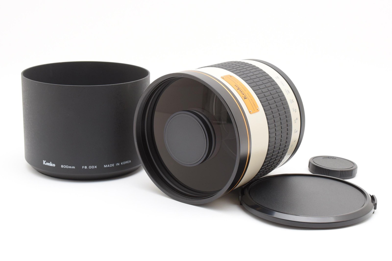 [MINT] Kenko Mirror Lens 800mm f/8 Telephoto No Mount Adapter T-Mount From JAPAN