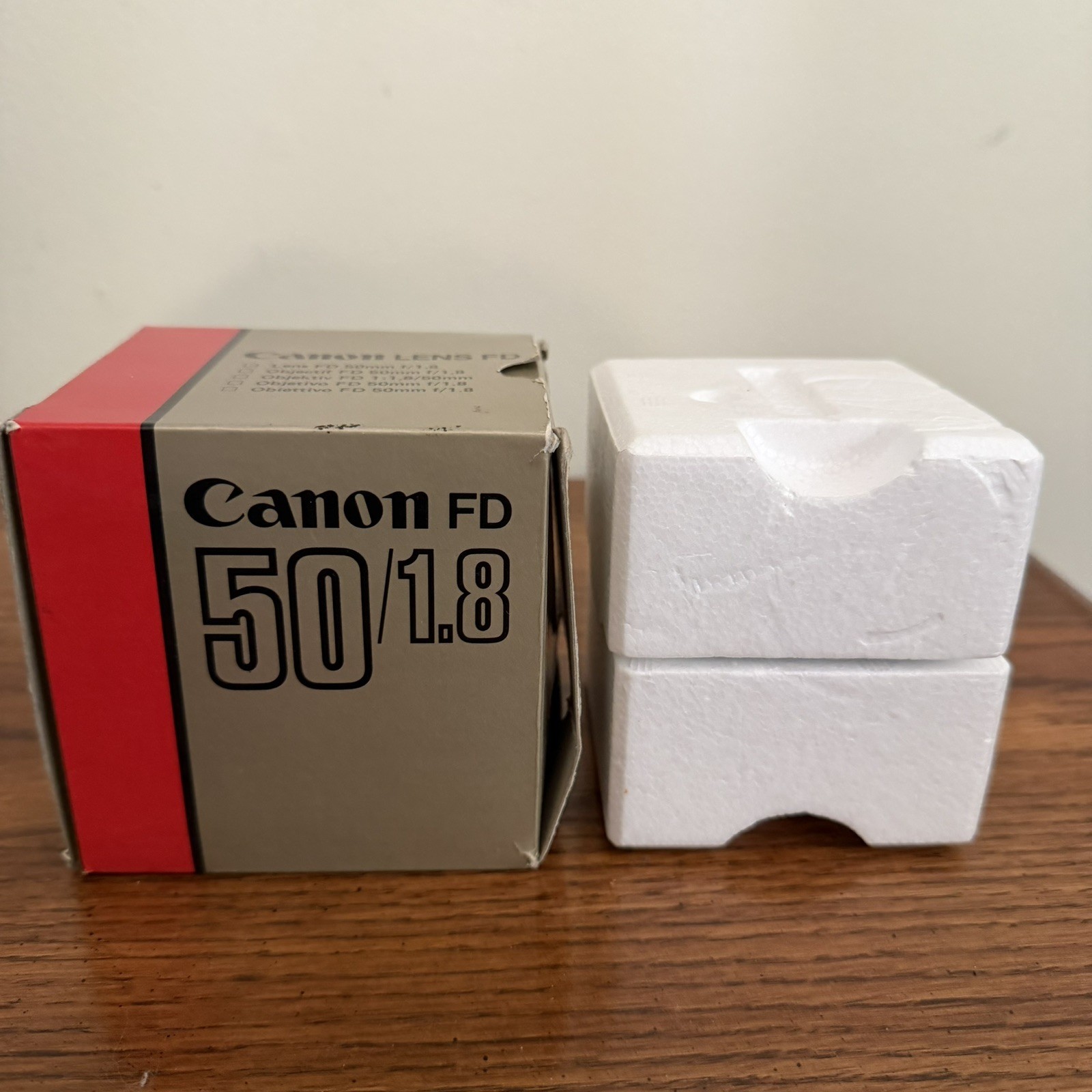 New in Box Canon FD 50mm f/1.8 In Original Packaging Camera Lens Vintage NIB