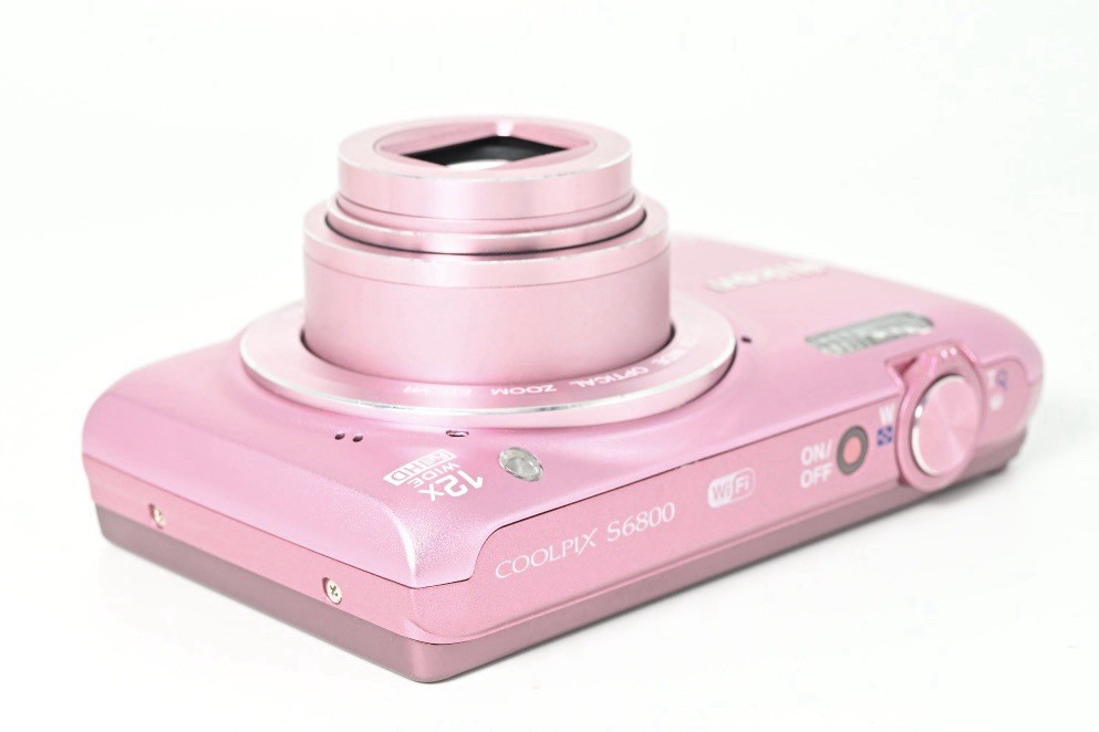 [Mint] Nikon Coolpix S6800 Pink 16.0MP 12x Digital Camera from Japan