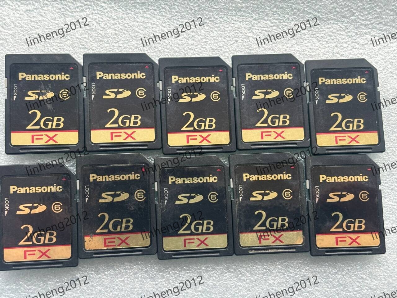 10PCS Panasonic 2GB SD Memory card C6