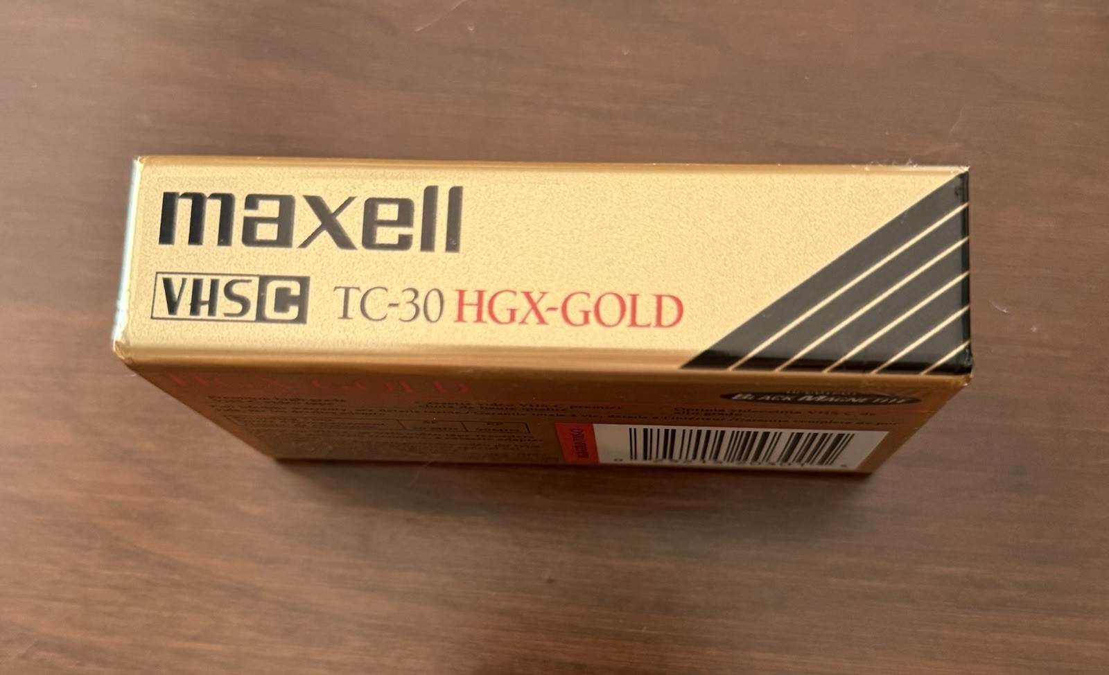 SEALED Maxell VHS C HGX-GOLD TC-30 Premium High Grade Camcorder Videocassette
