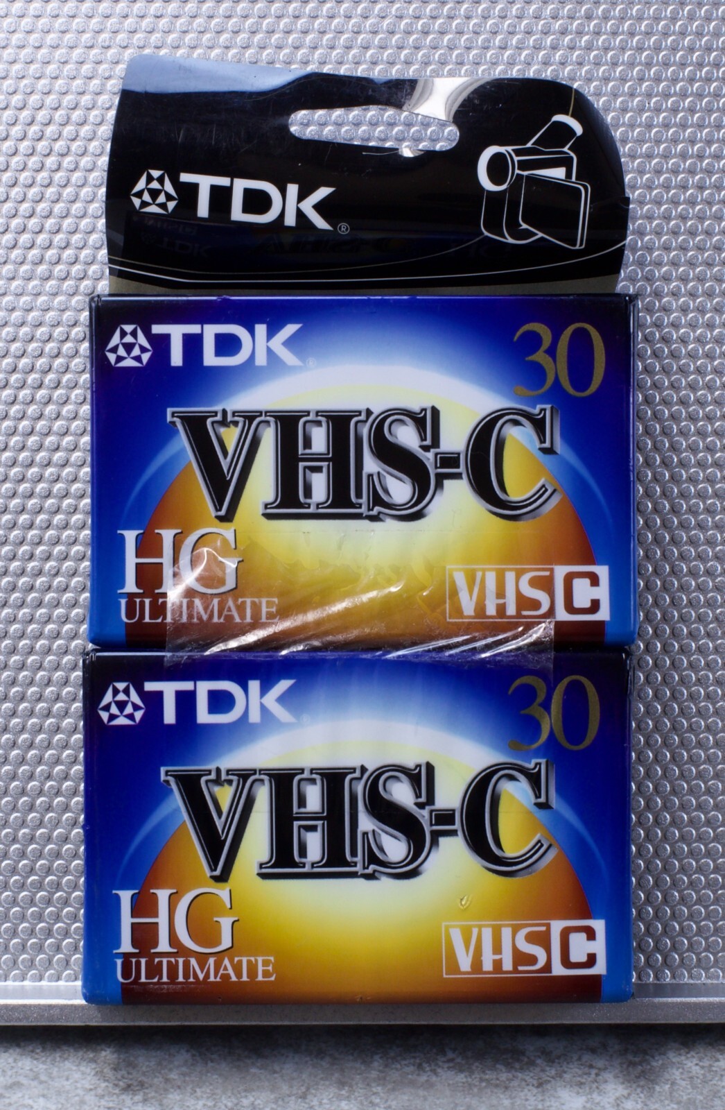 BRAND NEW Sealed TDK 30 VHS-C HG Ultimate 2-Ct CAMCORDER VIDEO CASSETTE TAPES!