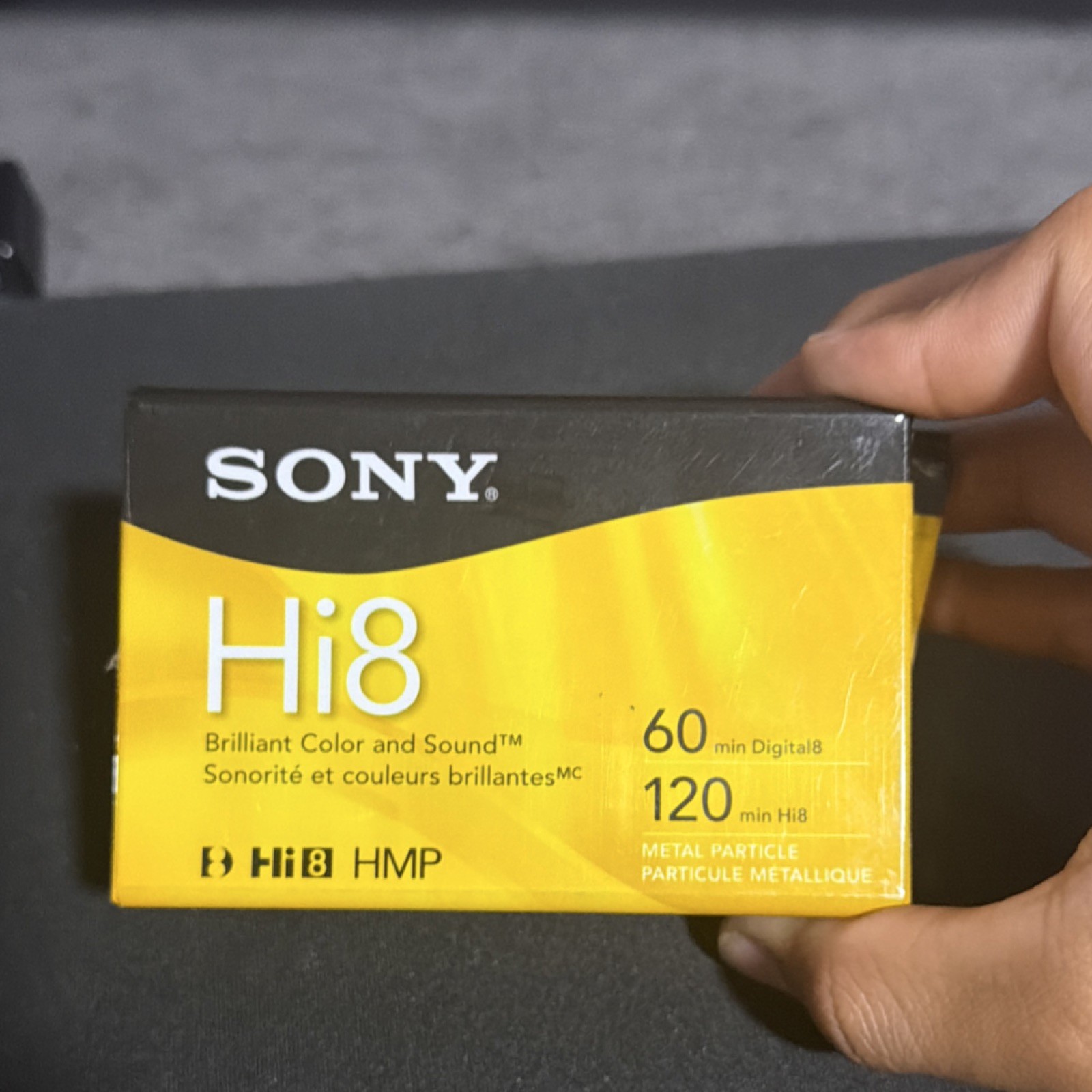 Sony Hi8 MP 120 min Recordable Camcorder Tape Cassette Jewel Case Standard