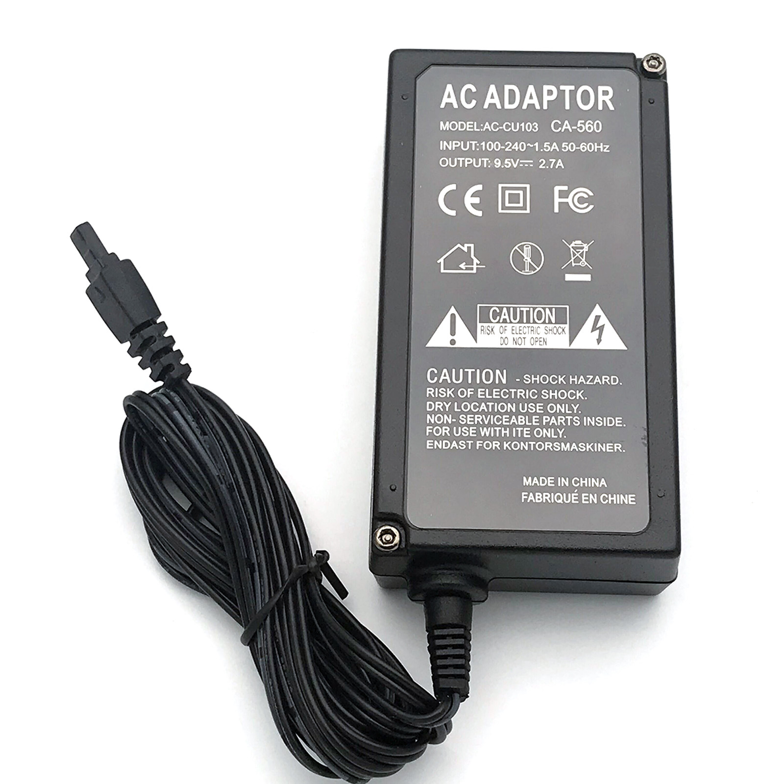 AC Adapter for Canon OPTURA ZR10 ZR25MC ZR30MC PI 100MC 200MC Camcorder Power
