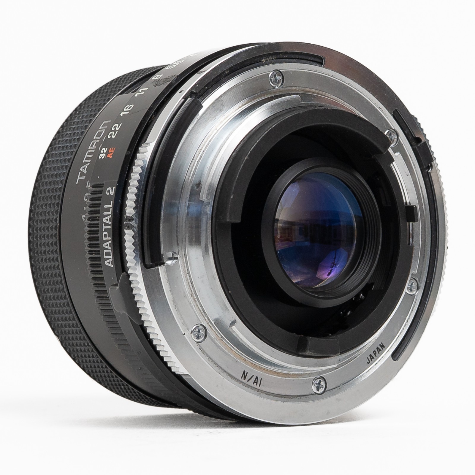 [GOOD] Tamron 28mm f/2.5 Adaptall-2, 02B w/ Nikon AI, Caps, Case & Filter
