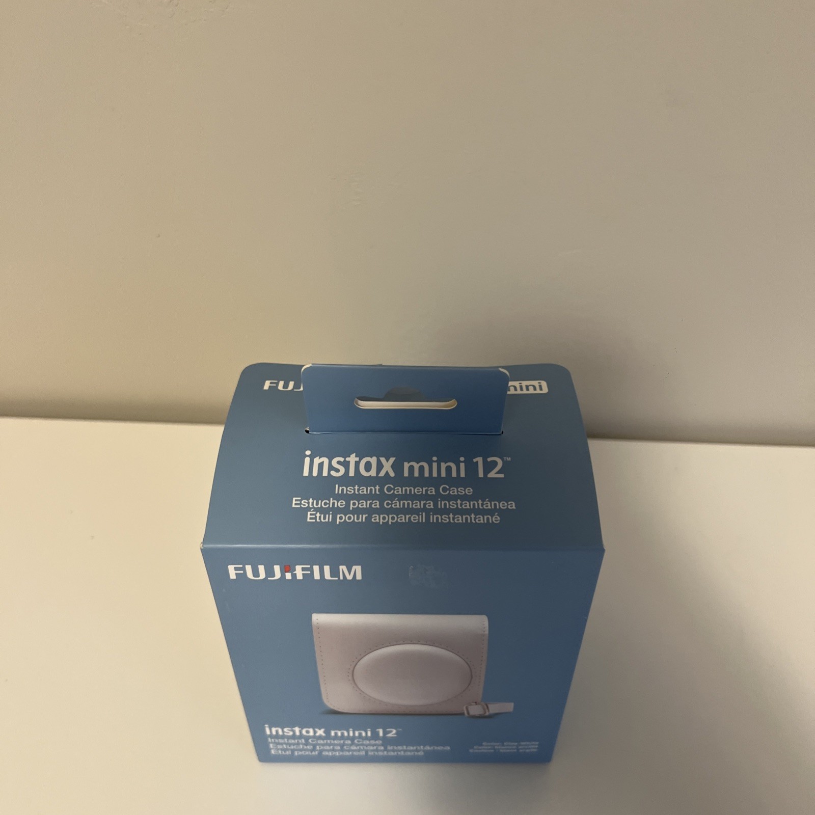Fujifilm Instax Mini 12 Camera Case Clay White BRAND NEW