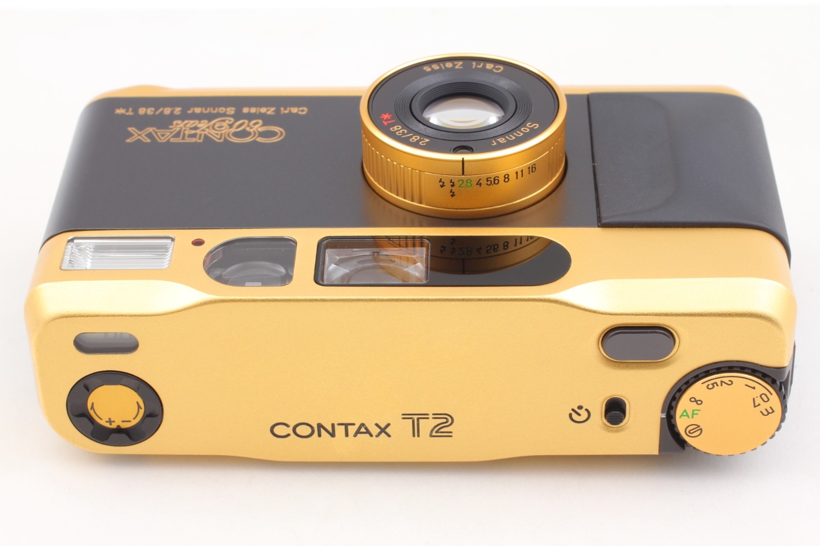 【TOP MINT in Box】 Contax T2 Gold 60 Years Limited Edition Film Camera From Japan