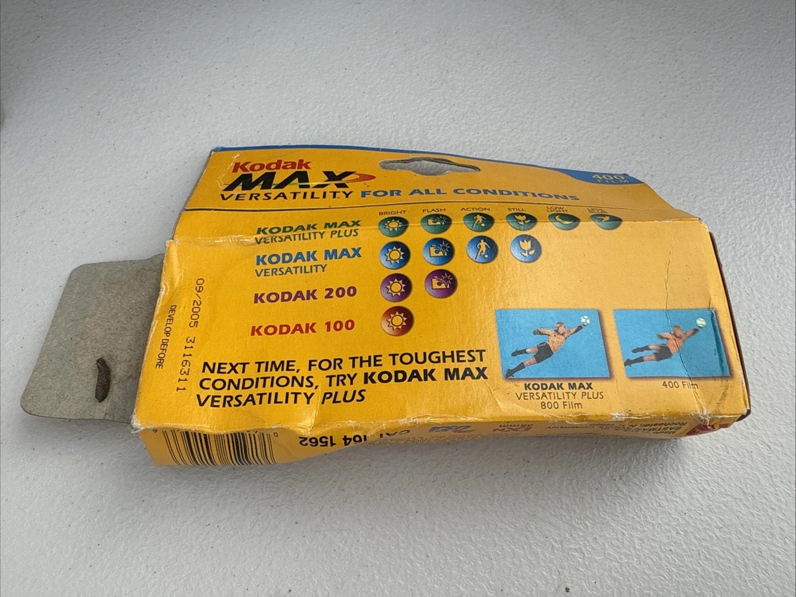 Kodak Max Versatility 400 ISO 24 Exposure 35mm Film (Pack of 2), Exp 09/2005