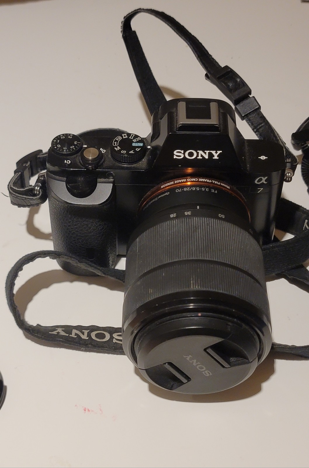 Sony A7 Mirrorless Camera with 28–70mm f/3.5–5.6 Lens, Charger And 2 Batteries