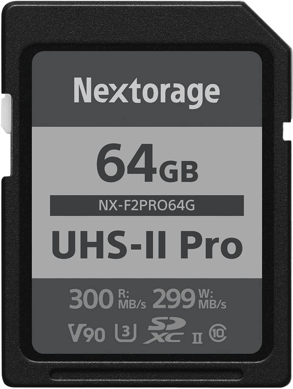 64GB SDXC UHS-II V90 Japanese Brand pSLC Max. Write Speed 299MB/s Max. Read S…