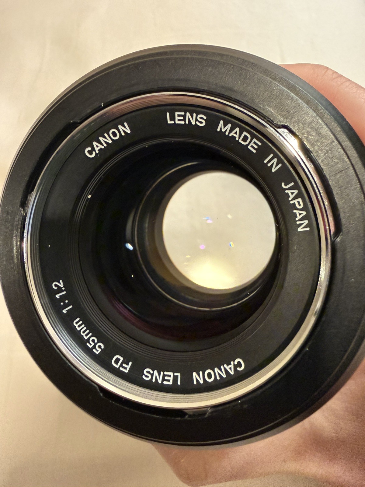 📸 RARE Vintage CANON FD 55mm f/1.2 MF Standard Prime Lens Hood JAPAN
